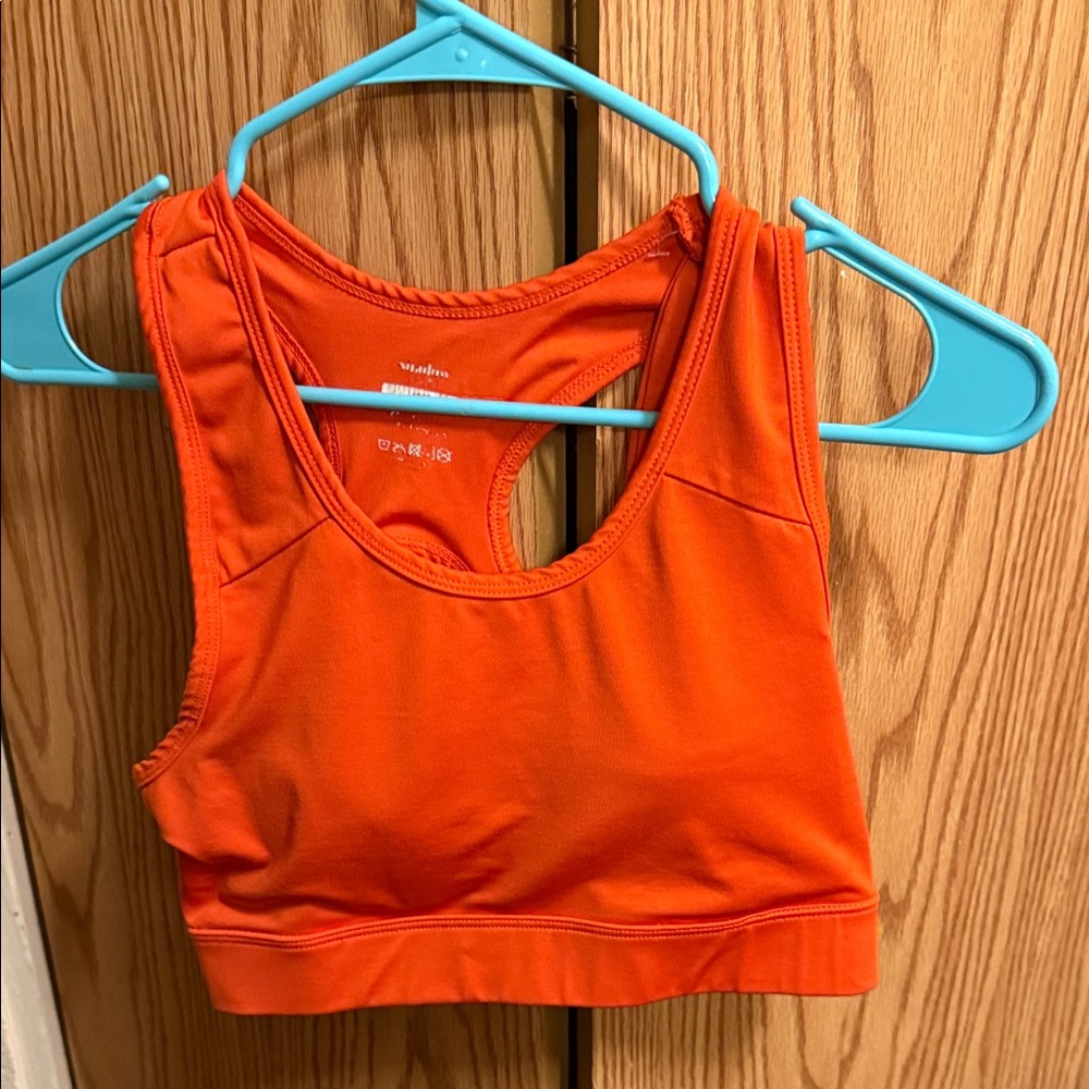 Victoria's Secret Bright Orange Sports Bra